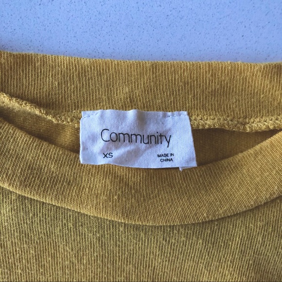 Yellow Community Tank Top XS - Picture 2 of 2